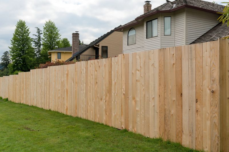 Finished Wooden Fence